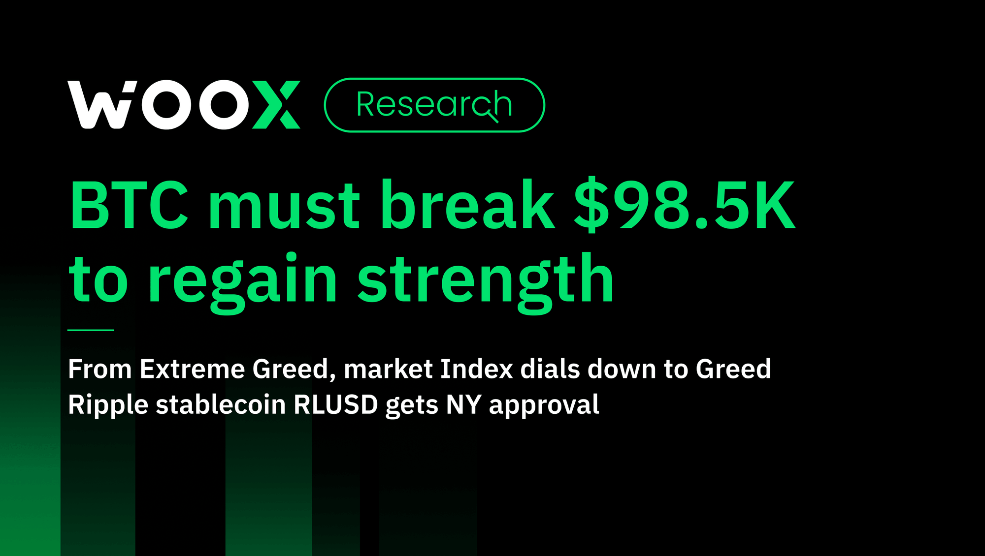 BTC must break $98.5K to regain strength