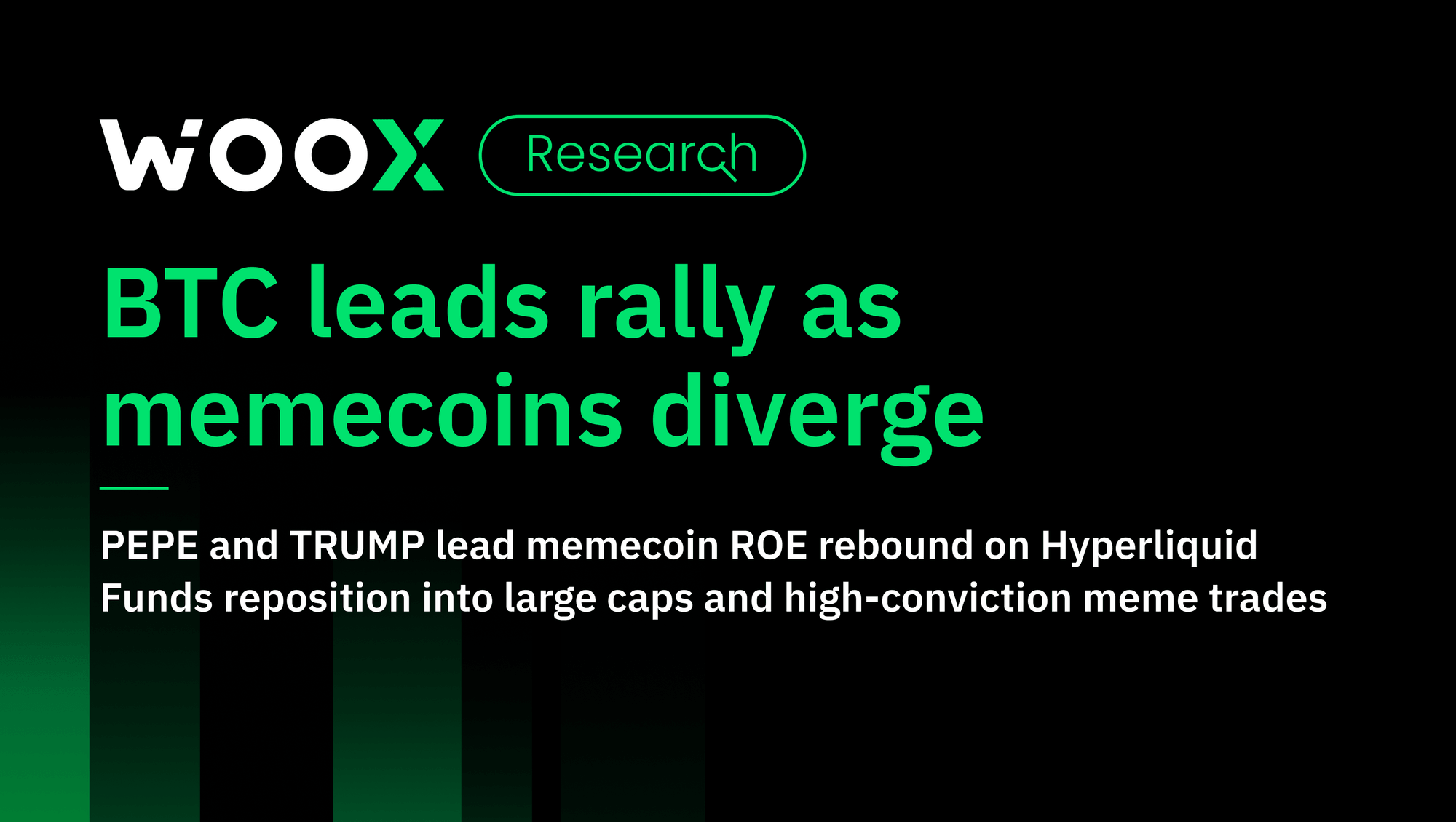 BTC leads rally as memecoins diverge