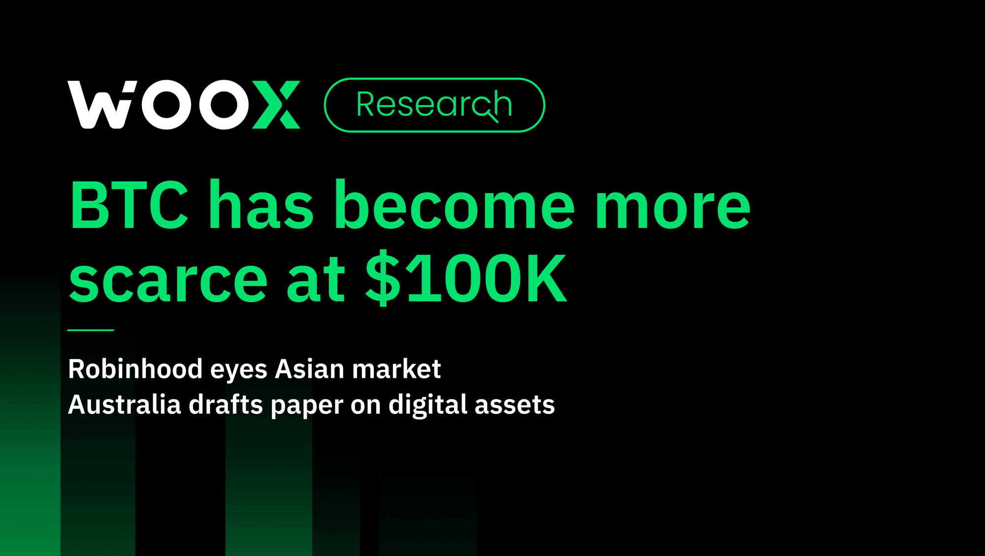 BTC is now more scarce at $100K